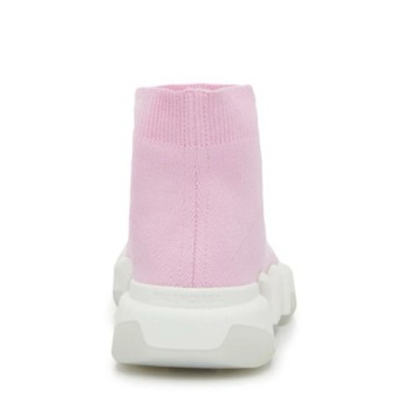 Balenciaga Speed 2.0 Recycled Knit Sneakers in Light Pink Polyester | NEW/NIB - Picture 5 of 16